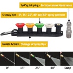 교체용 고압 짧은 와셔 건 퀵 커넥터가 파워 트리거 스프레이 최대 310 Bar 4500 PSI ST-2300 14