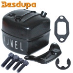 544029501 배기 머플러 키트 Husqvarna 362 365 371 372 용 전기톱 503765301 가스켓 브래 372XP 385 390XP