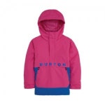버튼 23 24 BURTON KIDS FROSTNER 2L ANORAK JACKET FUCHSIA FUSION AMPARO 버튼 아동용 프로스트너 아노락 스노우 자켓