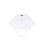 발망 발망 키즈 로고-프린트 크롭드 티셔츠 사이즈 12 BS8B93 J0177 100RS 97301372