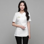 피부관리사 유니폼 피부샵 미용 병원 데스크 가운 관리사 성형외과 미용실 실장