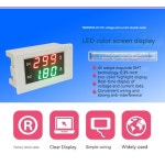 디지털 디스플레이 전압 전류 계량기 듀얼 헤드 DC 1KV YB4835VA DC0600V 1000V