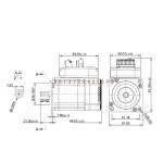 JMC 2상 Nema23 1N m 0-1500rpm CNC용 하이브리드 통합 폐쇄 루프 스테퍼 서보 모터 드라이버 i 36VDC HSS57-36-10