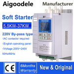 소프트 스타트 제조 3 상 220V 50Hz 60Hz 패스 바이 모터 스타터 모터 11 15 18 10 Hp 15 Hp 20 Hp 25