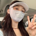 마스크모자 여성 농사용 운동 선캡 자외선차단 마스크