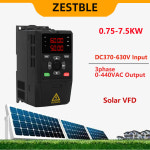 5KW 0 주파수 VFD 5 7 5 2 가변 상 솔라 속도 출력 드라이브 제어용 75 1 주파수 2 3 4 5 3 인버터 380VAC