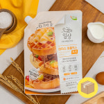 업체발송 흥국에프앤비 오늘의 일상 브런치 와플믹스 치즈 1kg 1박스 12개