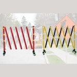 보행자 차량통제 방역현장 접이식 바리게이트 3M 휀스 차단기