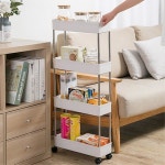 좁은곳 쏙 어디든 이동식 4단 틈새 선반 거실 튼튼한 폭 앵글 다목적