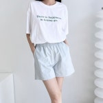 바스락 여자 반바지 트레이닝 여름 반바지 밴딩 팬츠