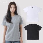 20수 라운드 순면 100 S 라운드 반팔티 카라티