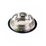 소형견 대형견 투톤 스텐식기 64온스 미끄럼방지 스텐식기 64온스