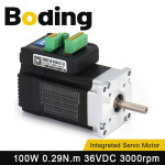 BODING JMC CNC 타각기 통합 서보 모터 드라이버 2 상 Nema23 100W 0 29N m 3000rpm 5A i 36VDC 3 HSV57-30-10-36