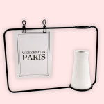 디자인 화병 메모지 꽂이