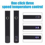 510 스레드 배터리 펜 납땜 다리미 모양 세트 가열 장치 조정 키트 피팅 전기 400mah