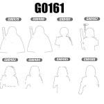 액션 피규어 영화 액세서리 빌딩 블록 브릭 장난감 G0161 GH0479 GH0480 GH0481 GH0482 GH0483 GH0484 GH0485 GH0486