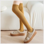 여자 겨울 보온 논슬립 골퍼 골프 장목 쿠션 양말