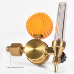 Mig Tig 유량 계량기 조절기 아르곤 압력 감속기 게이지 용접 유량계 합금 GB 8 -14 가스