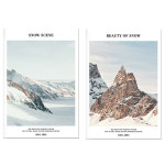 블럭마트 마운틴 캔버스 그림 TYPE1 랜덤발송 50 x 70 cm