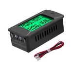 디지털 전압 전류 계량기 전력 검출기 검출기 모니터 테스터 300A LCD DC0-300V PZEM-025