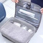 여행용 캠핌용 화장품 세면도구 수납 벽걸이 파우치