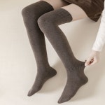 흘러내리지않는 여성 압박 종아리 무릎 니삭스 양말