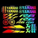 간지폭발 반사 오토바이 야마하 Yzf 스티커 R1 R3 R6 로고 스폰서 데칼 탱크 28 Radium 28 Radium 28 Radium