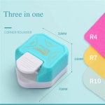 코너 라운더 미니 코너 트리머 펀치 R4 R7 R10mm 라운드 코너 종이 카드 사진 플래너 절단