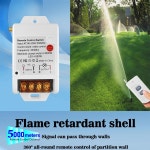 전기 게이트 라이트 워터 펌프용 범용 무선 리모컨 스위치 RF 433Mhz 110V 220V 30A 레인지 리모컨 5000M
