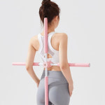 십자봉 밸런스바 스트레칭 목 허리 마사지 굽은등 라운드숄더 교정 요가스틱 필라테스