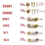 전문 자물쇠 수리공 Lishi 도구 2 in 1 도구 SC4 R 프로 R52 KW1 KW5 SC1 가정 문짝 SS002R