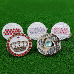 필드 선명한 크리스탈 라인 타원형 볼마커 골프그린마커 라운딩 필드아이템 GN2397