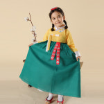 아가명주 아가명주 여아용 라임 요정 한복세트