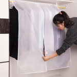 반투명 행거 가리개 세탁소 비닐 롱코트 보관 천 옷방 먼지 드레스룸 가림막 덮개 옷 커버 햇빛 보호 옷장