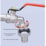 1개 내구성 IBC 탱크 어댑터 S60 굵은 나사산에서 커넥터 교체 밸브 정원 가정