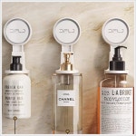 무타공 흡착식 샴푸 욕실 바디워시 세제 디스펜서