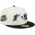 New Era 뉴에라 마이애미 말린스 X 뉴욕 양키스 59FIFTY 쿠퍼스타운 2003 월드 시리즈 사이드