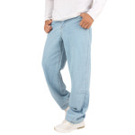 후리스타일 남성용 와이드 청바지 연청 278-4 34 IN-287