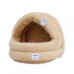 강아지 극세사 동글 하우스 1P 고양이 숨숨집