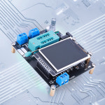 트랜지스터 테스터 LCR 다이오드 커패시턴스 ESR 전압 주파수 계량기 PWM 캡 볼트 Freq DIY 키트 GM328