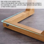 높은소파테이블 탁자 거실 커피 찻상 타원형 원목 북유럽