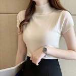 메이킹유 슬림핏 무지 반폴라 레미드니트 J6090