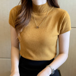 메이킹유 슬림핏 무지 반폴라 레미드니트 J6090