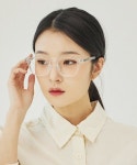 로우로우 RAWROW R EYE 481 ULTRA CLIP ACETATE 안경 50 Clear ONESIZE 500255