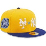 뉴에라 New Era 뉴에라 NY 뉴욕 양키스 X 메츠 59FIFTY 쿠퍼스타운 2000 서브웨이 시리즈 월드 사이