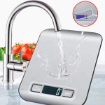 디지털 주방 체중계 LED 디스플레이 스테인레스 스틸 패널 전자 가정용 음식 간식 무게 베이킹 5kg 1g