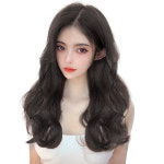 붙임머리 엔디롱 웨이브 부분 가발 3피스 세트 네츄럴블랙