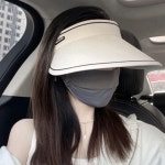 여성 물놀이 바캉스 워터파크 여름 여행 썬캡 모자