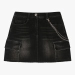 더데이걸즈 카고 기모 스커트 TGWH24W04