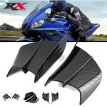 오토바이 윙렛 공기 역학 윙 키트 스포일러 야마하 YZFR6 YZFR1 YZFR3 YZF R6 R1 R3 디플렉터 핏